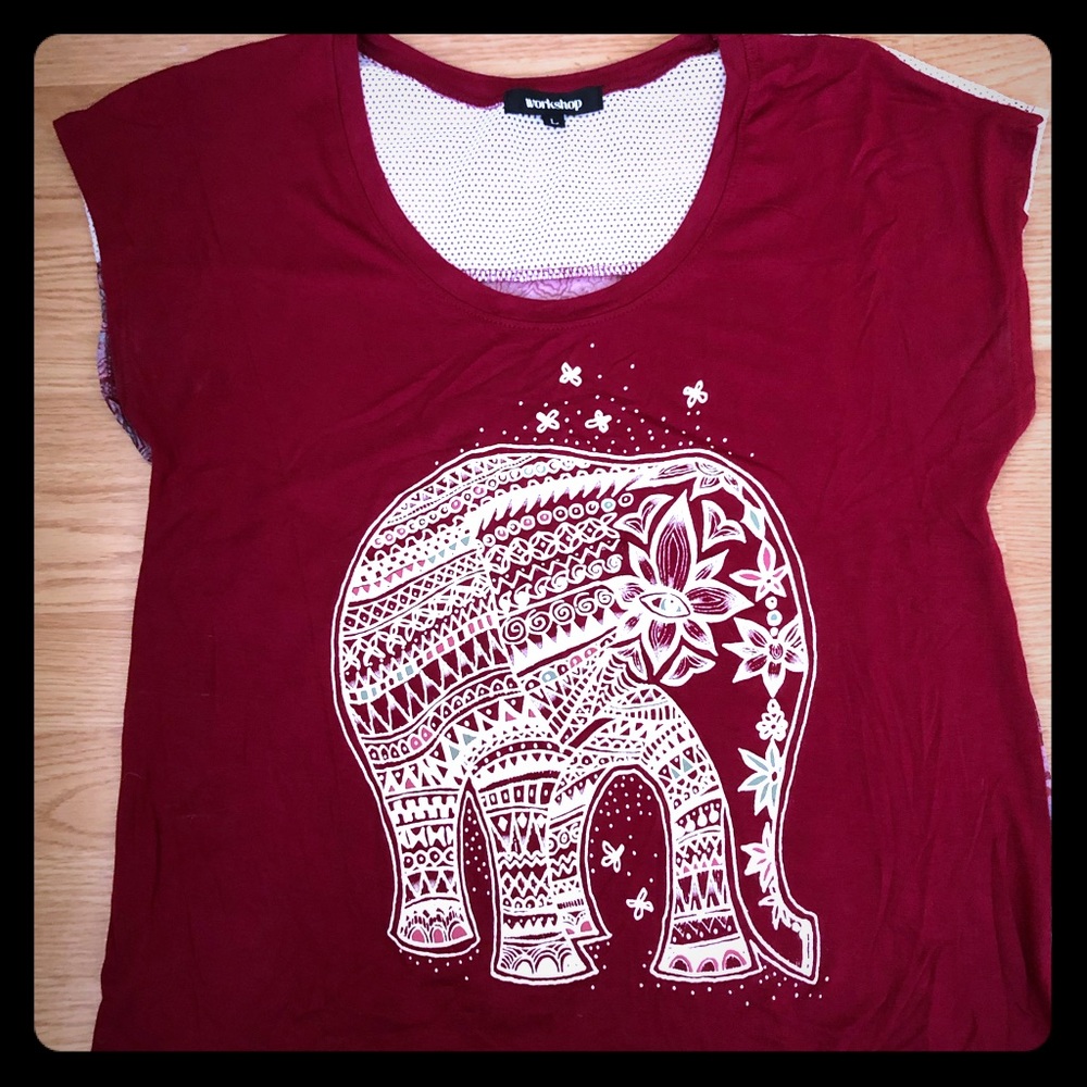 Workshop brand Elephant shirt. Worn once.